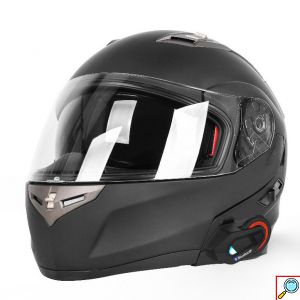 Αδιάβροχη Ασύρματη Ενδοεπικοινωνία Bluetooth Κράνους Μηχανής Freedcon T-Max Interphone FM Radio Αναβάτη Μοτοσυκλέτας με Εμβέλεια 1χλμ
