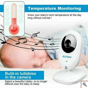 Ενδοεπικοινωνία Μωρού Andowl 4.3″ LCD με Αισθητήρα IR, Θερμοκρασίας, Κίνησης, Νυχτερινή Λήψη, Αμφίδρομο Baby Monitor με Κάμερα & Νανούρισμα, Q-A129