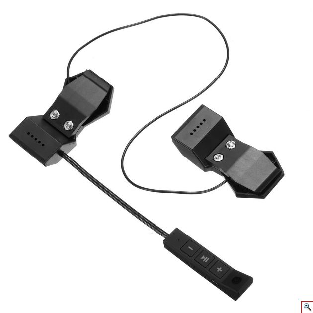 Universal Ακουστικά & Μικρόφωνο Bluetooth Μηχανής - Handsfree Σύστημα Ενδοεπικοινωνίας Μηχανών με Κλιπ - Μοτοσυκλέτας & Ομιλίας για το Κράνος