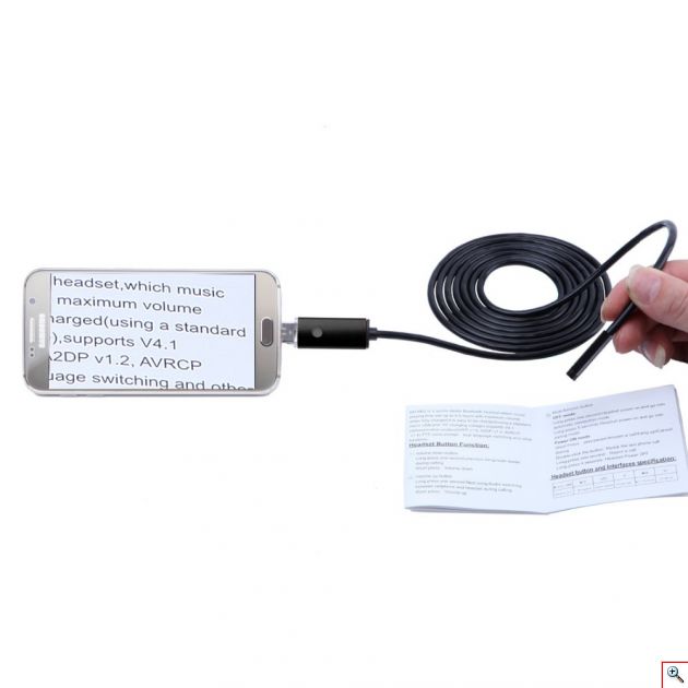 Αδιάβροχη Κάμερα Ενδοσκόπιο με USB & Micro USB 2 Σε 1 Για Android & H/Y & με 6 LED 2m