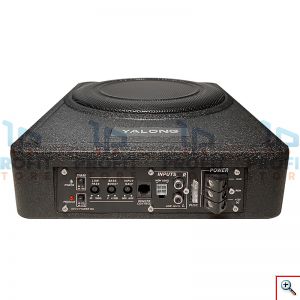 Ενεργό Subwoofer 8 inch Αυτοκινήτου & Φορτηγού 800 W, Yalong, 20-150 Hz, Αυτοενισχυόμενο σε Λεπτή Καμπίνα, για Θέση Επιβάτη ή Πορτπαγκάζ, με Ασφάλεια