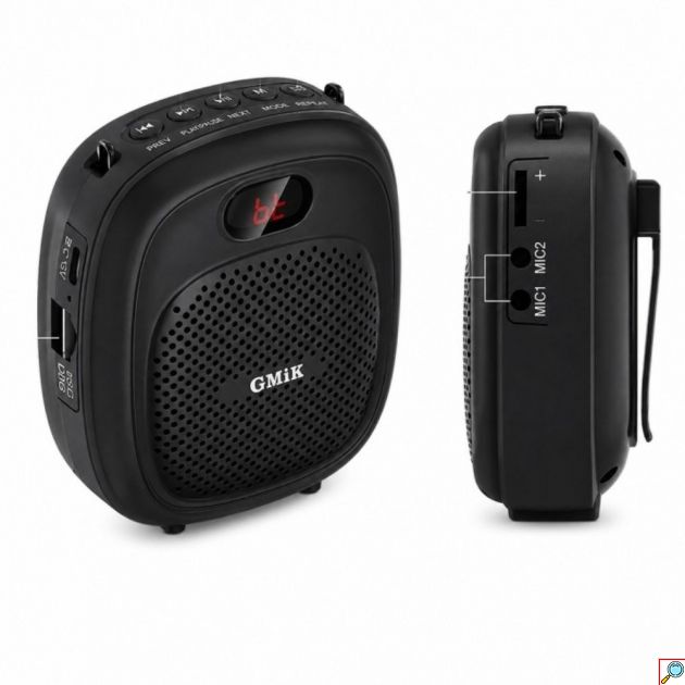 Φορητός Ενισχυτής Φωνής CMiK – 10W Bluetooth 5.3, Ασύρματο και Ενσύρματο Μικρόφωνο Αυτονομία 25 Ώρες