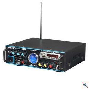 Ενισχυτής Ψηφιακό Ηχοσύστημα Καραόκε 12V-220V MP3 Player με σύνδεση Bluetooth & USB με Τηλεχειριστήριο, BT-266