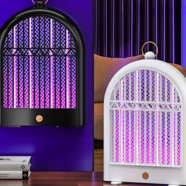 Ηλεκτρική Εντομοπαγίδα A5 UV LED – Επαναφορτιζόμενη & Κρεμαστή | Άμεση Εξόντωση Κουνουπιών & Εντόμων, Για Εσωτερικούς & Εξωτερικούς Χώρους