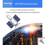 Επαναφορτιζόμενο GPS Tracker Για Κατοικίδια, Συσκευή Εντοπισμού Κατοικίδιων Κάρτας Sim 3G με Γαλάζιο Λουράκι, Εφαρμογή Κινητού & Υπολογιστή, TK203 OEM
