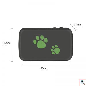 Επαναφορτιζόμενο GPS Tracker Για Κατοικίδια, Συσκευή Εντοπισμού Κατοικίδιων Κάρτας Sim 3G με Γαλάζιο Λουράκι, Εφαρμογή Κινητού & Υπολογιστή, TK203 OEM
