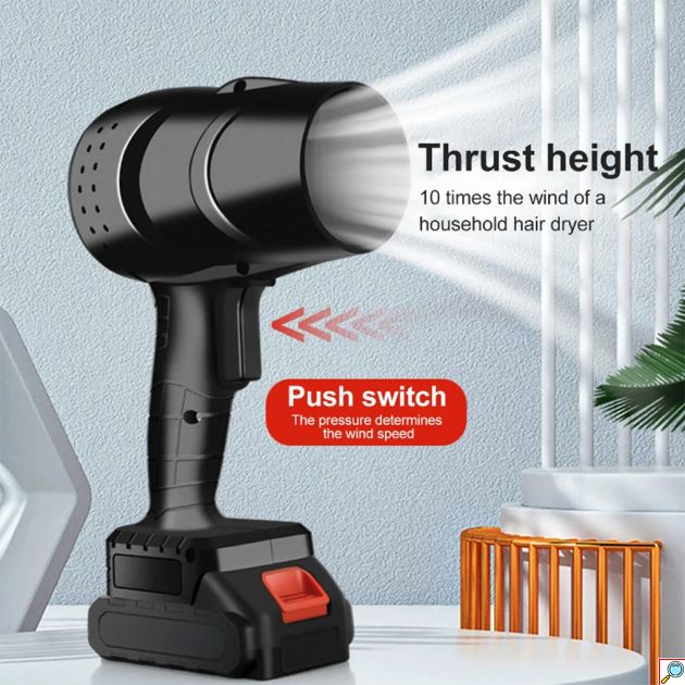 Επαναφορτιζόμενος Φυσητήρας Μπαταρίας 1500rpm Genai