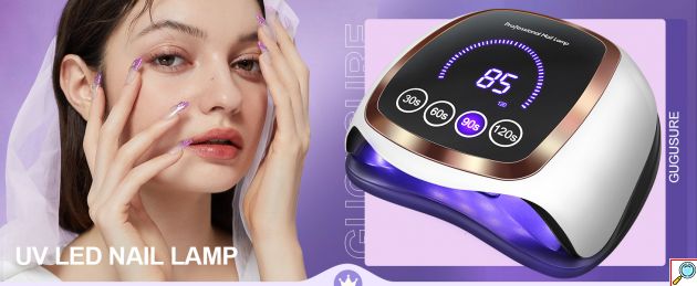 Επαγγελματικό Φουρνάκι Νυχιών UV LED 168W με Χρονοδιακόπτη 4 Επιλογών και Αυτόματο Αισθητήρα Κίνησης - SUN ONE 