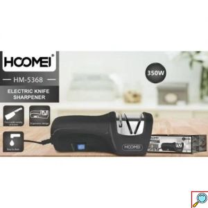 HOOMEI Ισχυρό Ηλεκτρικό Ακονιστήρι Kουζίνας για Mαχαίρια και Ψαλίδια με Αντιολισθητική Βάση 350W