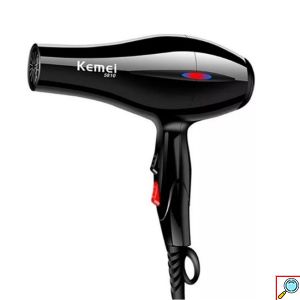 KEMEI Επαγγελματικό Πιστολάκι Μαλλιών 3000W με Λειτουργία Thermoprotect Μαύρο