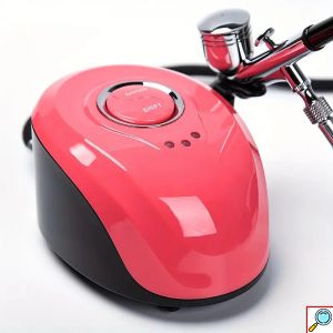 Επαγγελματικός Αερογράφος Airbrush με Συμπιεστή - Για Ζωγραφική, Μακιγιάζ, DIY & Facial Treatments