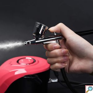 Επαγγελματικός Αερογράφος Airbrush με Συμπιεστή - Για Ζωγραφική, Μακιγιάζ, DIY & Facial Treatments