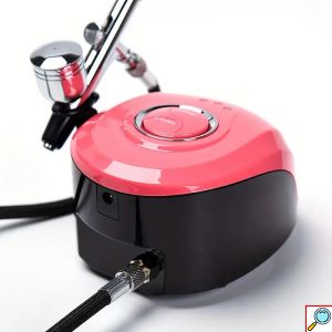 Επαγγελματικός Αερογράφος Airbrush με Συμπιεστή - Για Ζωγραφική, Μακιγιάζ, DIY & Facial Treatments