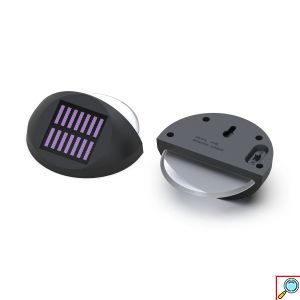 Επιτοίχιο LED Ηλιακό Φωτιστικό με Θερμό Λευκό Φωτισμό & Προστασία IP44 9 x 4 x 8.5 cm