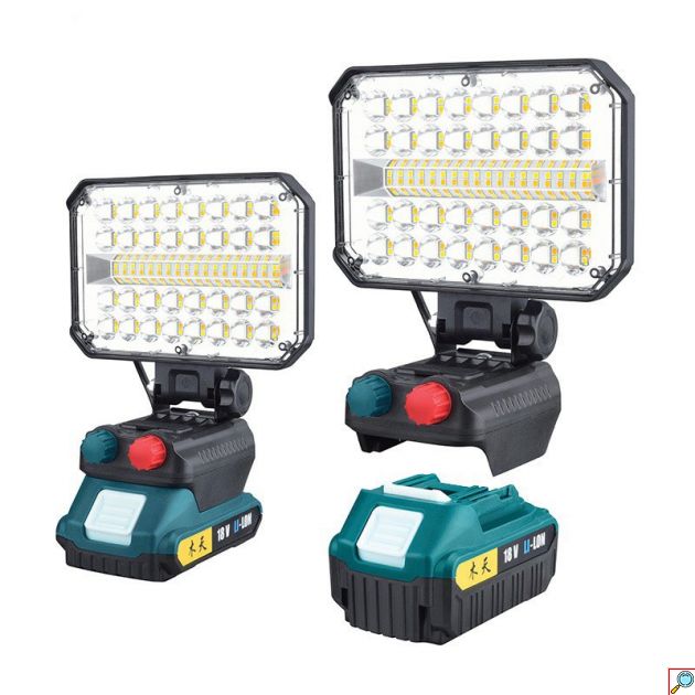 Προβολέας Εργασίας LED - 4200lm, 48V & Ρύθμιση Φωτεινότητας, Λευκό Ή Θερμό Φως