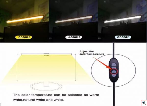 Μπάρα Φωτισμού Led για Οθόνη Υπολογιστή - E-Reading Smart Screenbar