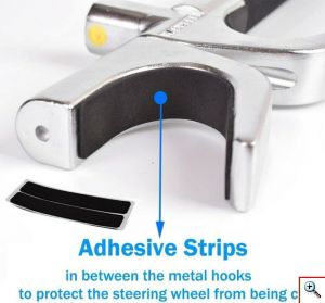 Extra Heavy Duty Κλειδαριά για το Τιμόνι Αυτοκινήτου - Αντικλεπτικό Μπαστούνι Ασφαλείας από Ατσάλι