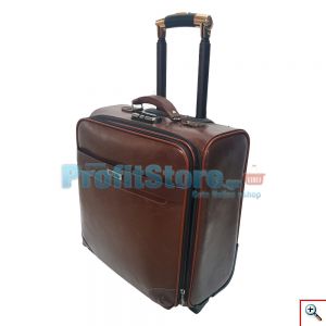Βαλίτσα Καμπίνας από Δερματίνη PU Leather με Ροδάκια 360 Μοιρών Τηλεσκοπική Λαβή & Κλείδωμα Ασφαλείας TingPin16