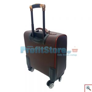 Βαλίτσα Καμπίνας από Δερματίνη PU Leather με Ροδάκια 360 Μοιρών Τηλεσκοπική Λαβή & Κλείδωμα Ασφαλείας TingPin23