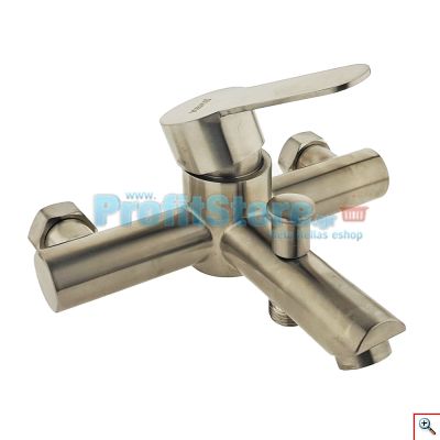 Μπαταρία Μπανιέρας Αναμεικτική Inox Mat KBKB 23325