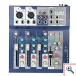 4κάναλος Επαγγελματικός Μίκτης Ήχου με 3-Band EQ και USB WVNGR F4