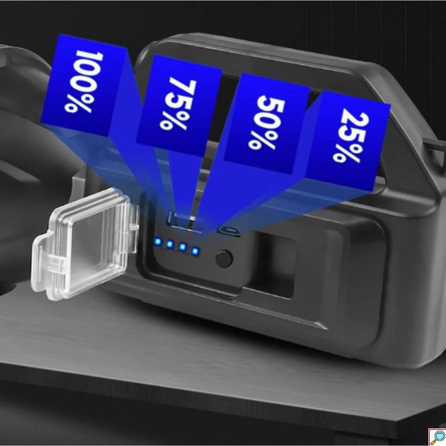 Ηλιακός Φακός Προβολέας LED – Power Bank & Φόρτιση USB - Ισχυρός Φωτισμός για Κάμπινγκ, Εργασία & Έκτακτη Ανάγκη