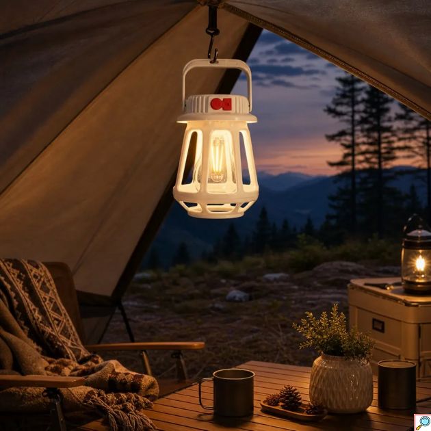 Ηλιακό Φανάρι LED 300W - Επαναφορτιζόμενο Με USB & Ηλιακή Φόρτιση, 3 Λειτουργίες Φωτισμού