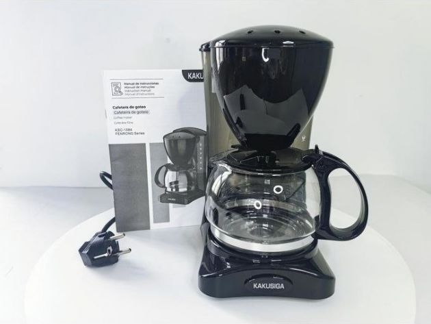 Καφετιέρα Φίλτρου 2 Σε 1 Για Καφέ & Τσάι, 0.6L, 550W, Γυάλινη Κανάτα, 4-6 Φλιτζάνια