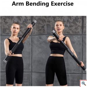 Μπάρα Εκγύμνασης Σώματος Fitness Exercise Bar με Μπάλες Βαρύτητας για Ποικιλία Ασκήσεων