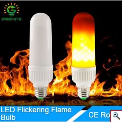 Μεγάλη Διακοσμητική Λάμπα με Εφέ Φλόγας - LED Flame Bulb Max 9W E27