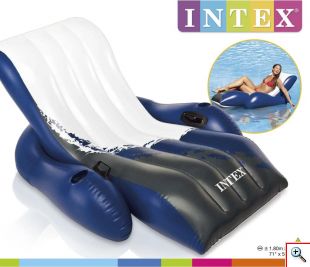 Intex® Φουσκωτή Πολυθρόνα Θαλάσσης - Floating Recliner Lounge