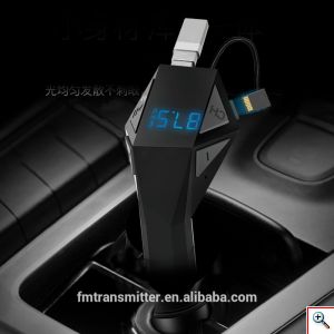 Πομπός Bluetooth USB, SD MP3 Player & Φορτιστής USB Αυτοκινήτου με Μικρόφωνο - Car FM Transmitter