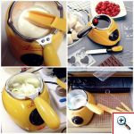 Σοκολατιέρα - fondue με πολλά Εξαρτήματα και Φόρμες - Ιδανική για Σοκολάτα & Τυρί