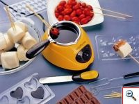 Σοκολατιέρα - fondue με πολλά Εξαρτήματα και Φόρμες - Ιδανική για Σοκολάτα & Τυρί
