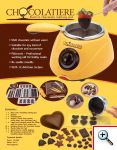Σοκολατιέρα - fondue με πολλά Εξαρτήματα και Φόρμες - Ιδανική για Σοκολάτα & Τυρί