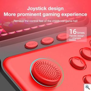 Φορητή Μίνι Arcade Κονσόλα Παιχνιδομηχανή με 893 Παιχνίδια - Ρετρό Ψηφιακό Game Box Power 3'0 LED Μπλε