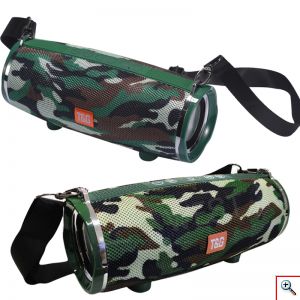 Φορητό Ηχείο Bluetooth 14W, με Λουράκι Ώμου, Χρώμα Παραλλαγή, 2 Full Range Μεγάφωνα, Μικρόφωνο, USB, AUX, Κάρτα Μνήμης, FM Radio, T&G,