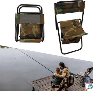 Φορητή Πτυσσόμενη Καρέκλα Camping & Παραλίας με Τσέπη