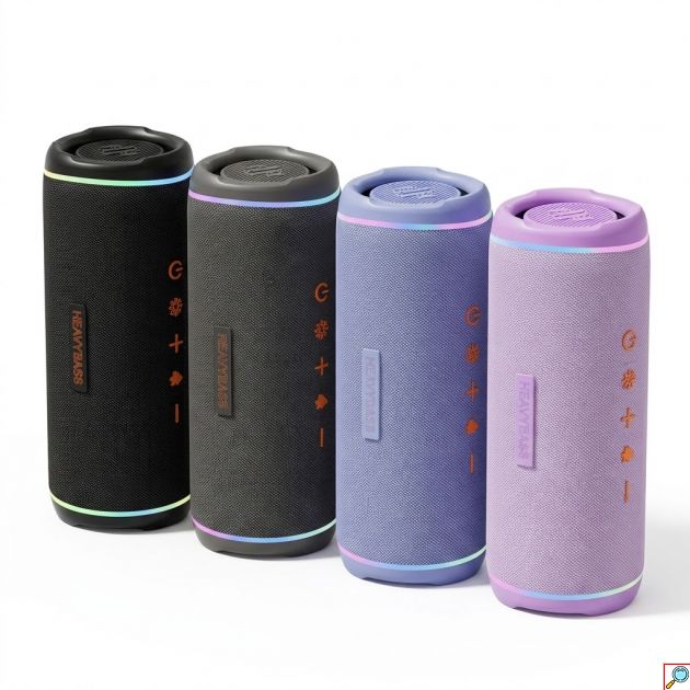 Φορητό Bluetooth Ηχείο RGB Bass-18 με Heavy Bass