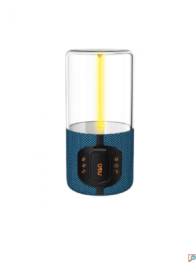 Φορητό Bluetooth Ηχείο OTU 5W με RGB Φωτισμό και MicroSD Μπλε