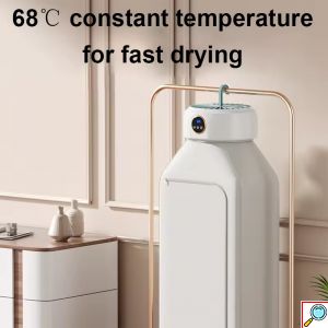 Φορητό Στεγνωτήριο Ρούχων 600W με Χρονοδιακόπτη & Αθόρυβη Λειτουργία
