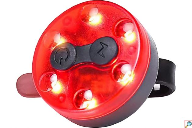 Οπίσθιο Φως Ποδηλάτου USB Επαναφορτιζόμενο – 6 LED, 4 Λειτουργίες Φωτισμού - Ασφάλεια & Ορατότητα στην Πόλη