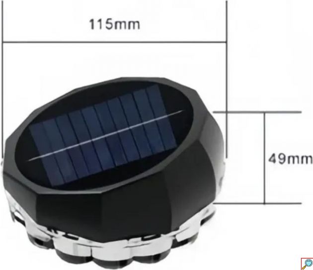 Ηλιακά Φωτιστικά Κήπου Τοίχου LED Solar Light 2τμχ – Οικονομική Φωτεινότητα Χωρίς Ρεύμα
