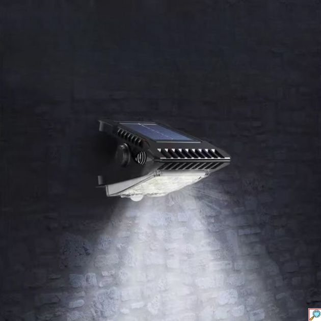 Ηλιακό Φωτιστικό Clip LED – 3 Επίπεδα Φωτισμού, Αισθητήρας Κίνησης και Ηλιακή Φόρτιση