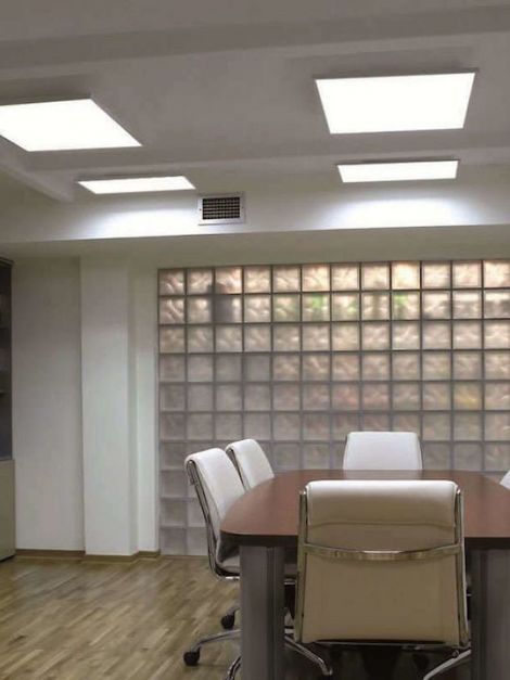 Τετράγωνο Χωνευτό LED Panel Οροφής 48W με Ψυχρό Λευκό Φως 6400K 60x60cm