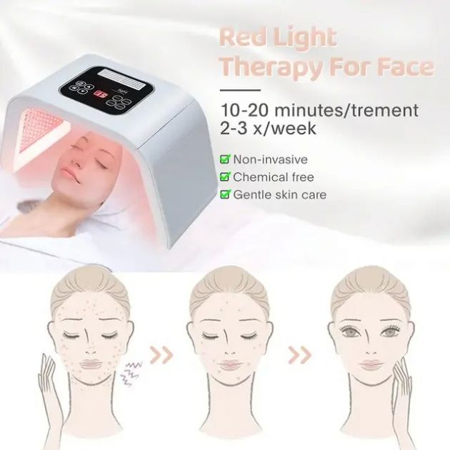 Γέφυρα Φωτοθεραπείας LED Omega Light 7 Χρωμάτων - Επαγγελματική Περιποίηση Προσώπου & Σώματος - Ψηφιακός Πίνακας, LLLT Τεχνολογία