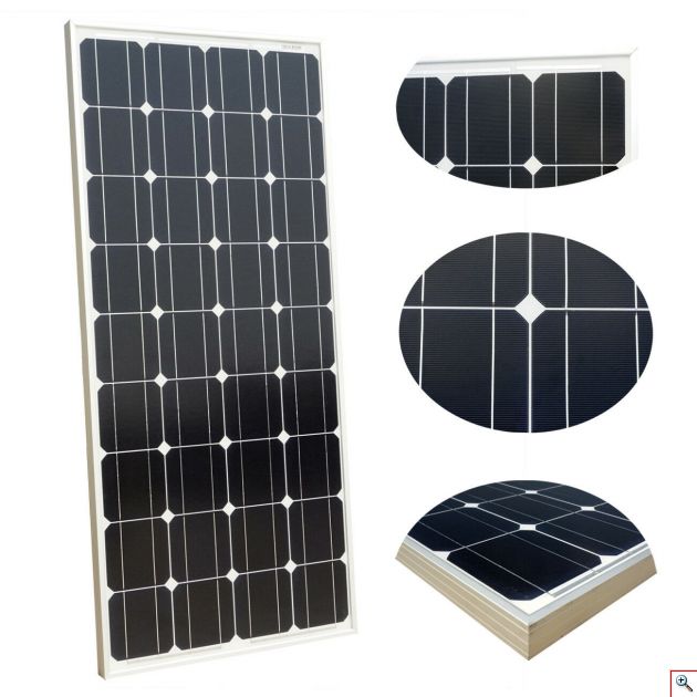 Φωτοβολταϊκός Συλλέκτης (Πάνελ) 50W, 17.6V Μονοκρυσταλλικός Solar Panel BAO με Πλαίσιο Αλουμινίου
