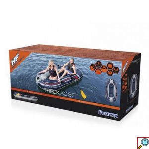 Bestway Φουσκωτή Βάρκα 2 Ατόμων Hydro Force με Κουπιά και Τρόμπα 255x127cm