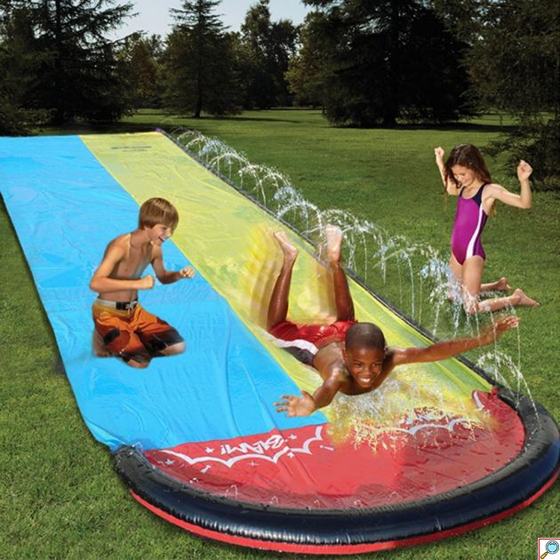 Φουσκωτό Παιχνίδι Surf N Slide Water Slide Με Ψεκασμό Νερού