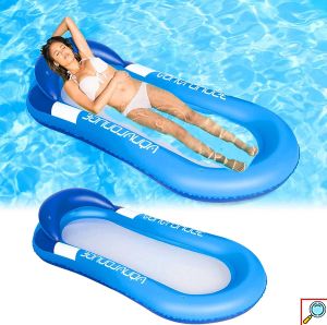 Φουσκωτό Στρώμα Με Δίχτυ Και Μαξιλάρι Aqua Lounge